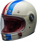 BELL Bullitt Vintage Collection Helmet - Command Gloss Vintage White/Oxblood/Blue