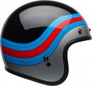 BELL Custom 500 DLX Helmet - Pulse Gloss Black/Blue/Red