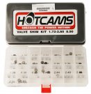 Hot Cams, Shims kit, 1,72mm-2,60mm, totalt 69 shims., 8,90mm